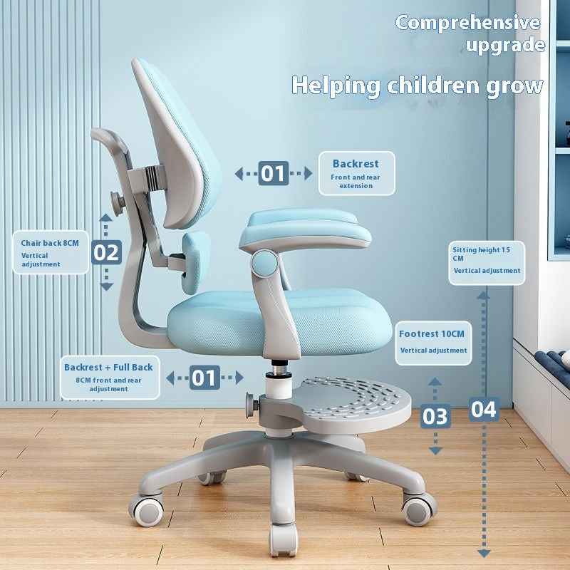 Adjustable Writing Chair Children's Study Chair Correction Sitting Seat