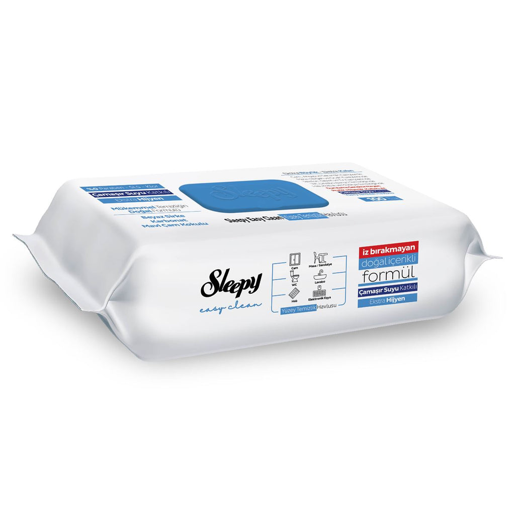 Sleepy Blue Wipes 100Pc