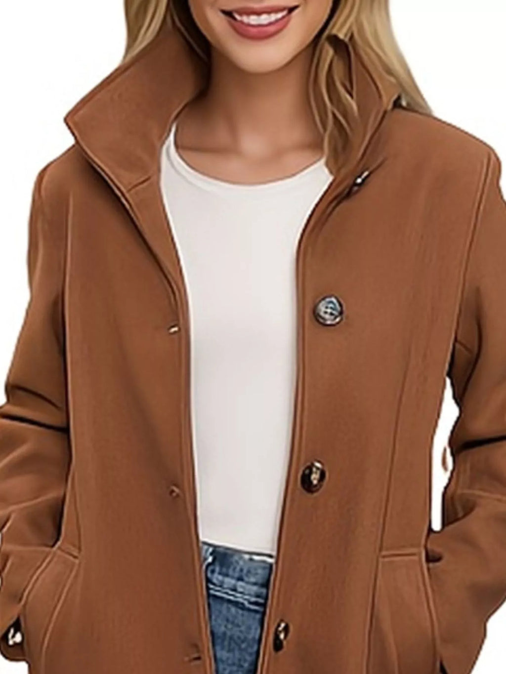 Button-Down Long Sleeve Outerwear