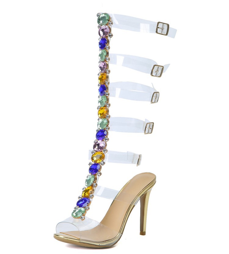 Women's Colorful Gemstone Sandals Noble See size chart under “more details”