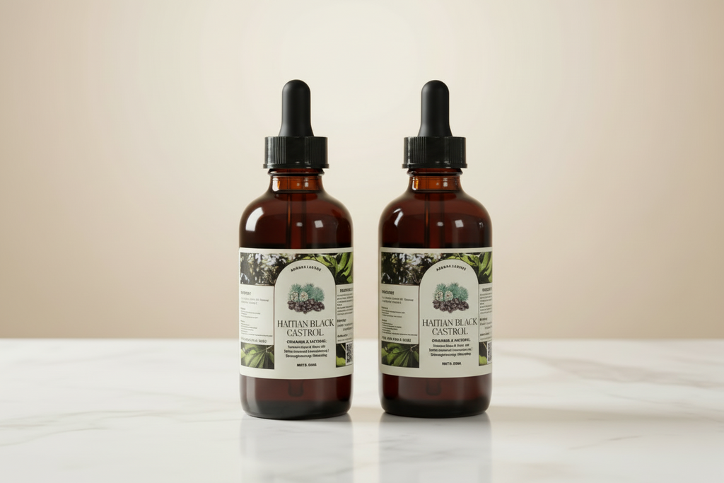 Aurore Luxure Haitian Black Castor Oil– Organic & Natural 100% Pure Castor Hair & Body Oil