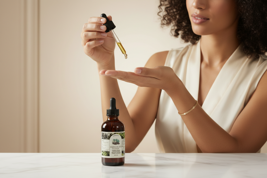 Aurore Luxure Haitian Black Castor Oil– Organic & Natural 100% Pure Castor Hair & Body Oil