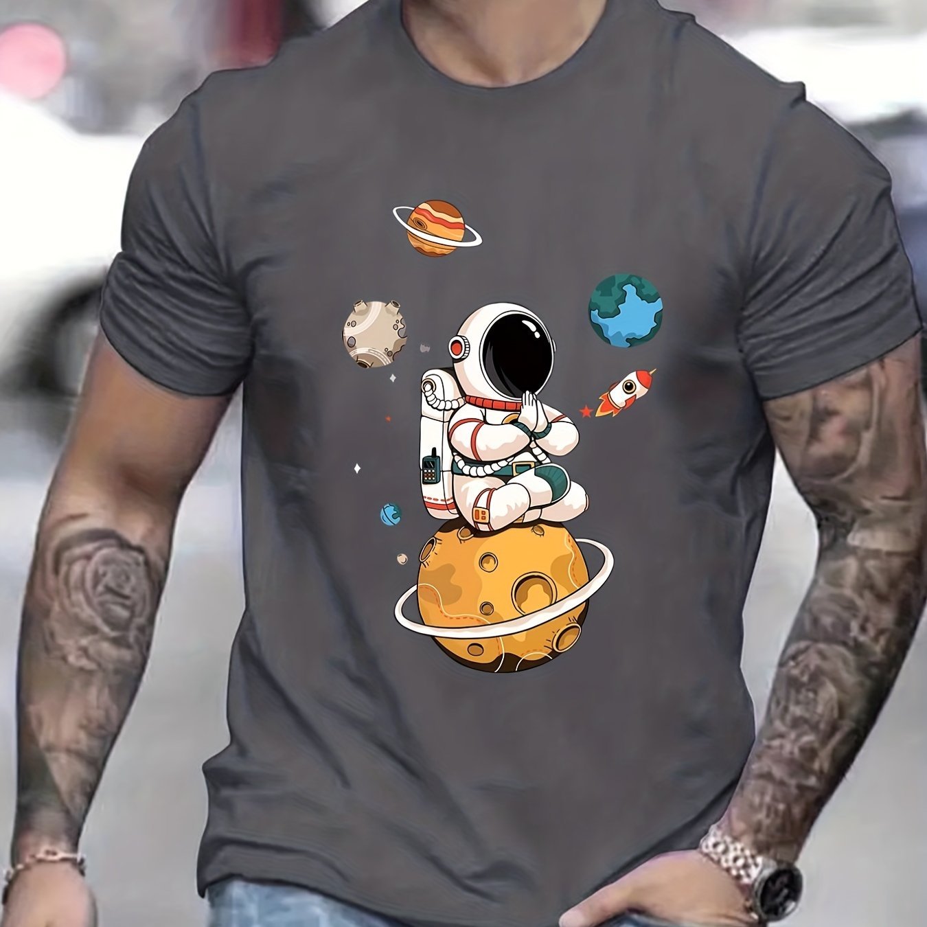 Men’s Astronaut Graphic T-Shirt