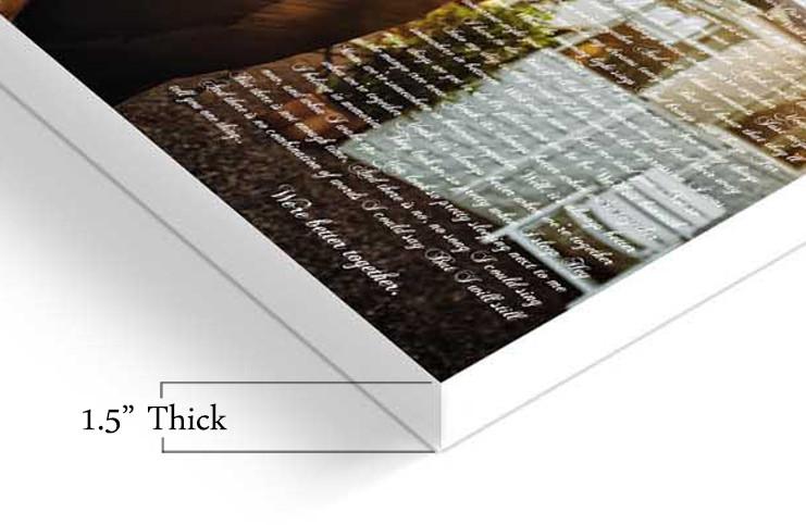 I Love You More Canvas Wall Art