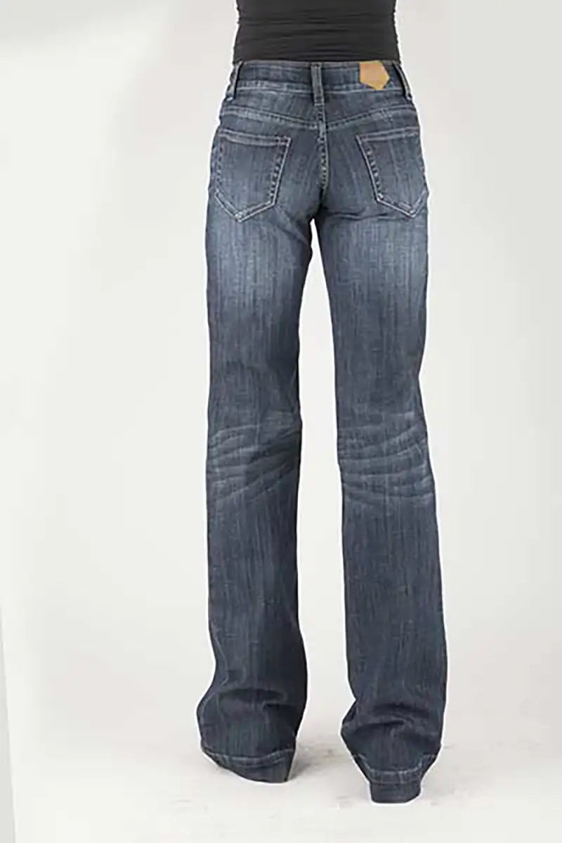 Tin Haul 460 Ella Fit Plain Pocket ( Denim Dark Wash ) - Women's Jeans