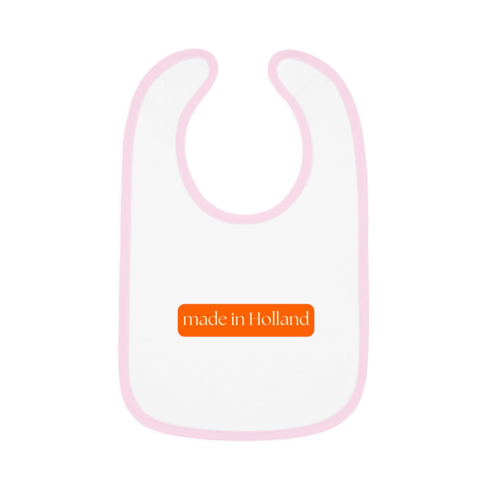 Made in Holland Bib, Dutch Gift for New Parents, Stylish Baby Accessory, Perfect for Baby Showers, Baby Feeding