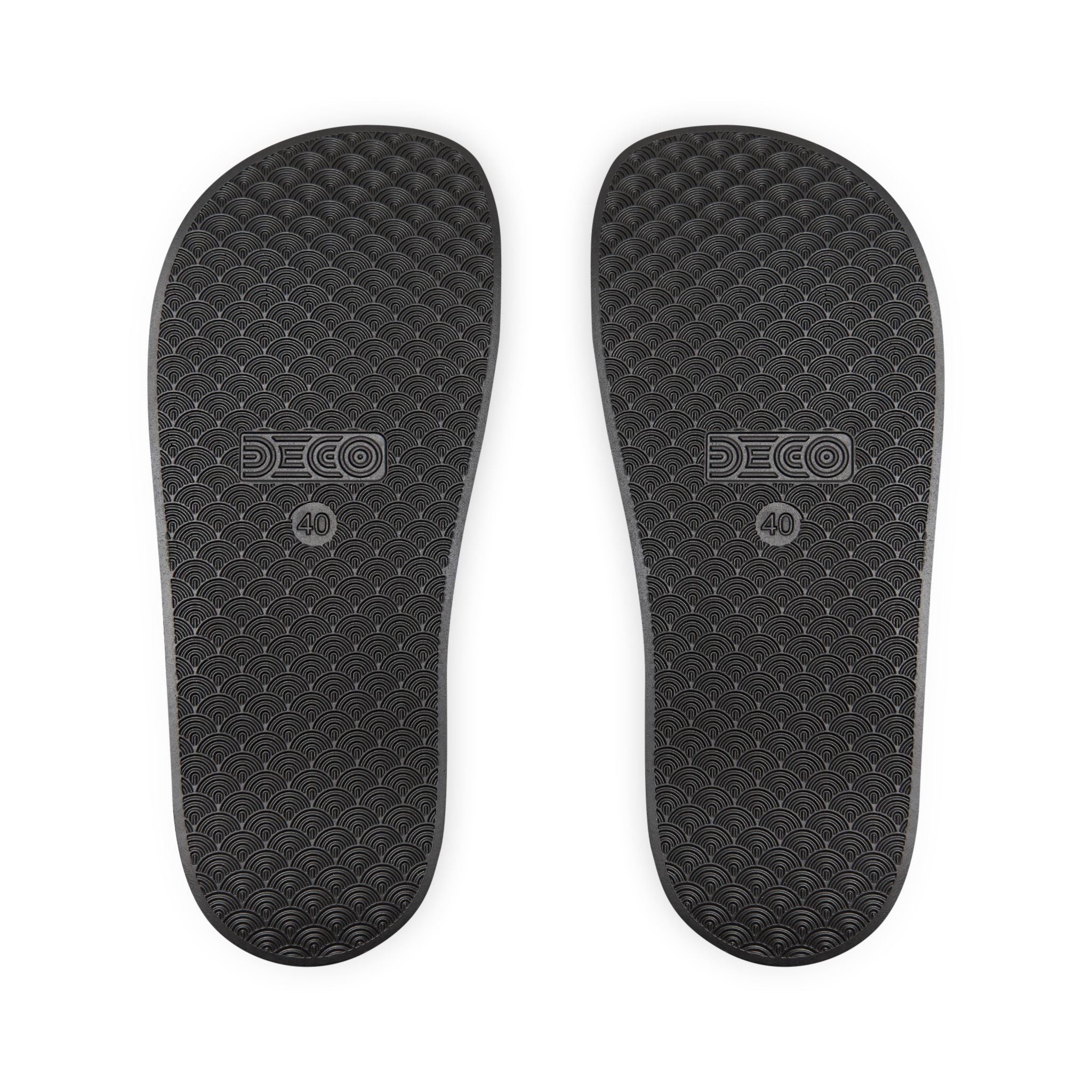Mob Crew Men’s Crew Logo Slide Sandals Removable-Strap Pool & Casual Slides
