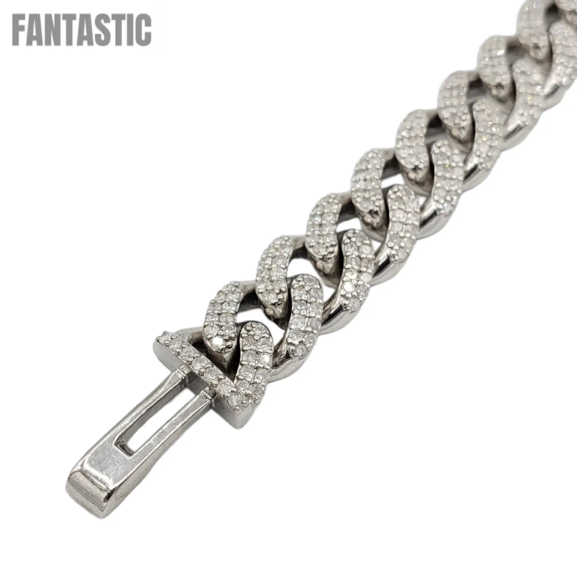 10K Gold- Iced Out Diamond Miami Cuban Chains (10mm)
