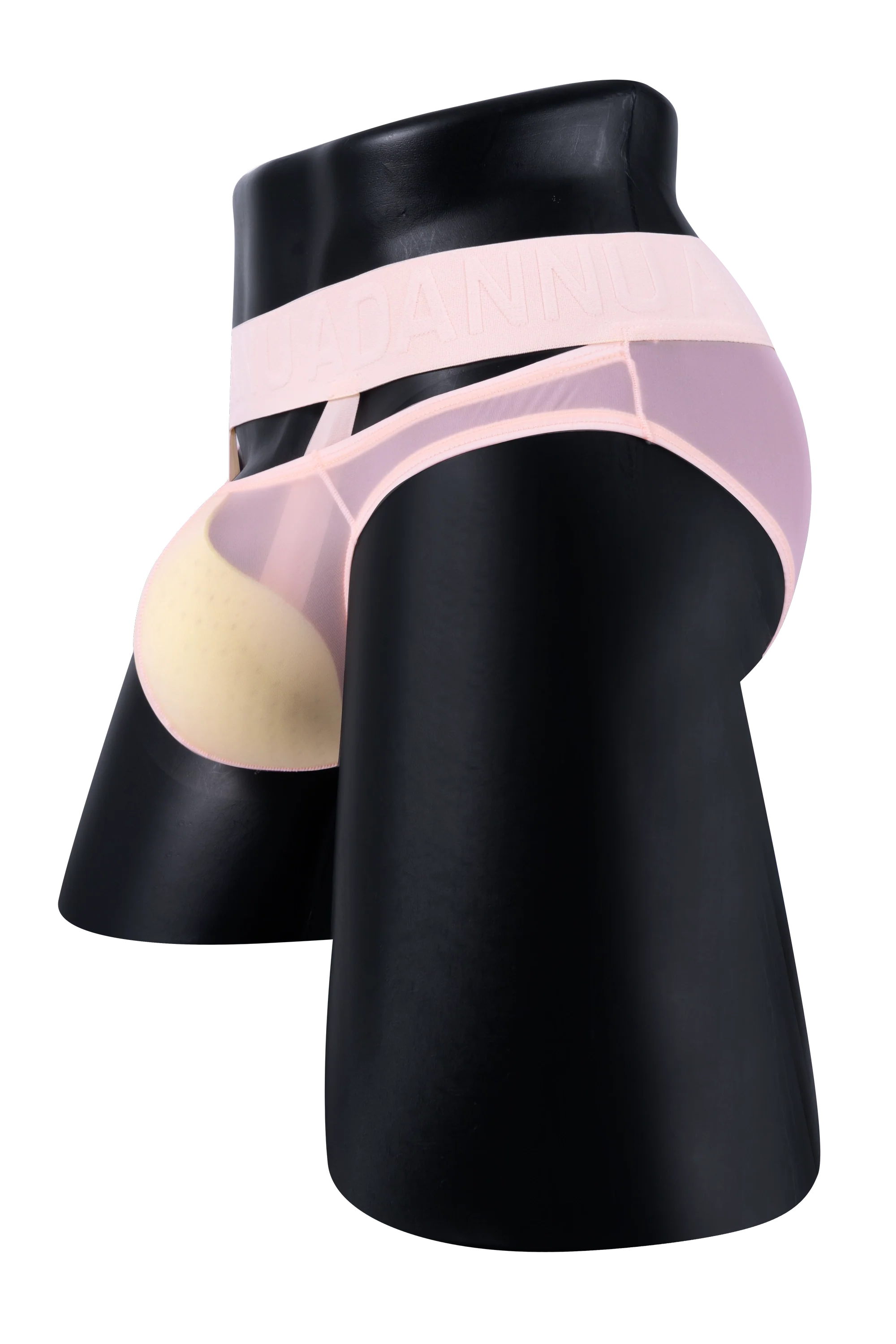 Men’s Sexy Sheer Thong with Ring & Strap Design
