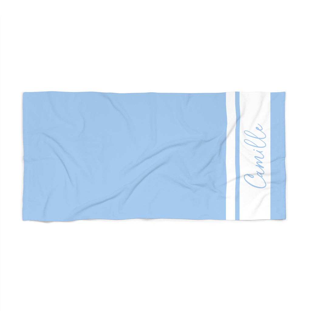 Custom Solid Beach Towel
