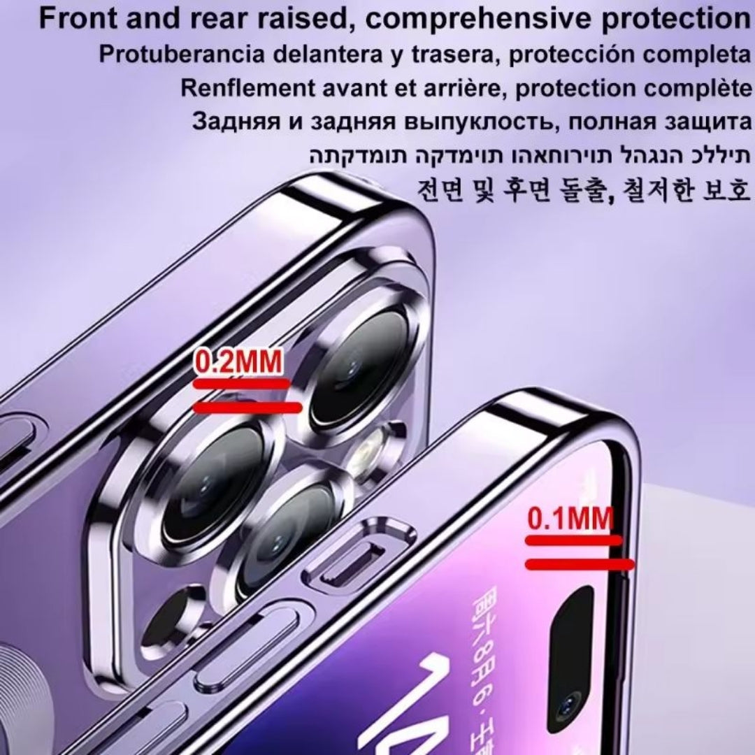 New Official Desert Gold Phone Case For iPhone 16 15 14 13 12 11 Pro Max Plus Clear Magsafe Magnetic Lens Protect Soft Cover