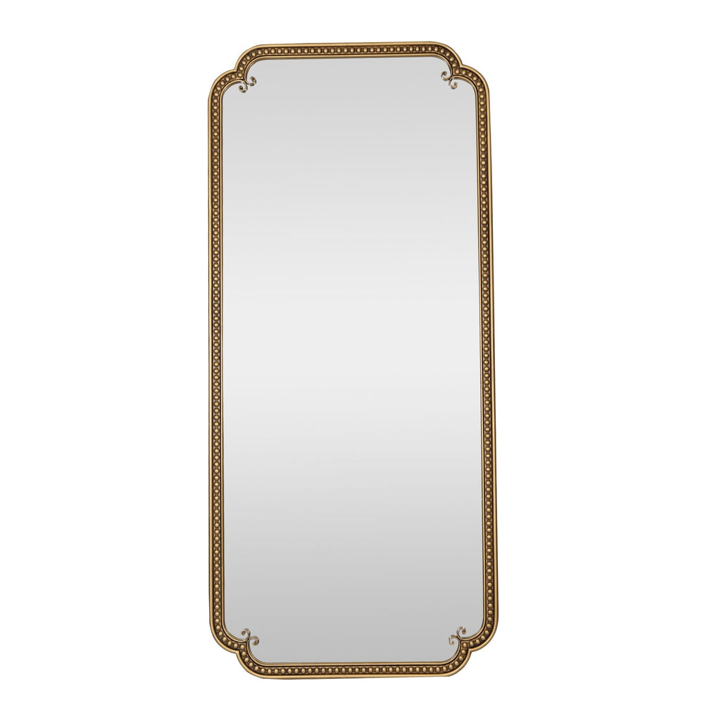 Full Length Mirror With Stand, Floor Standing Dressing For Bedroom - Antique Gold