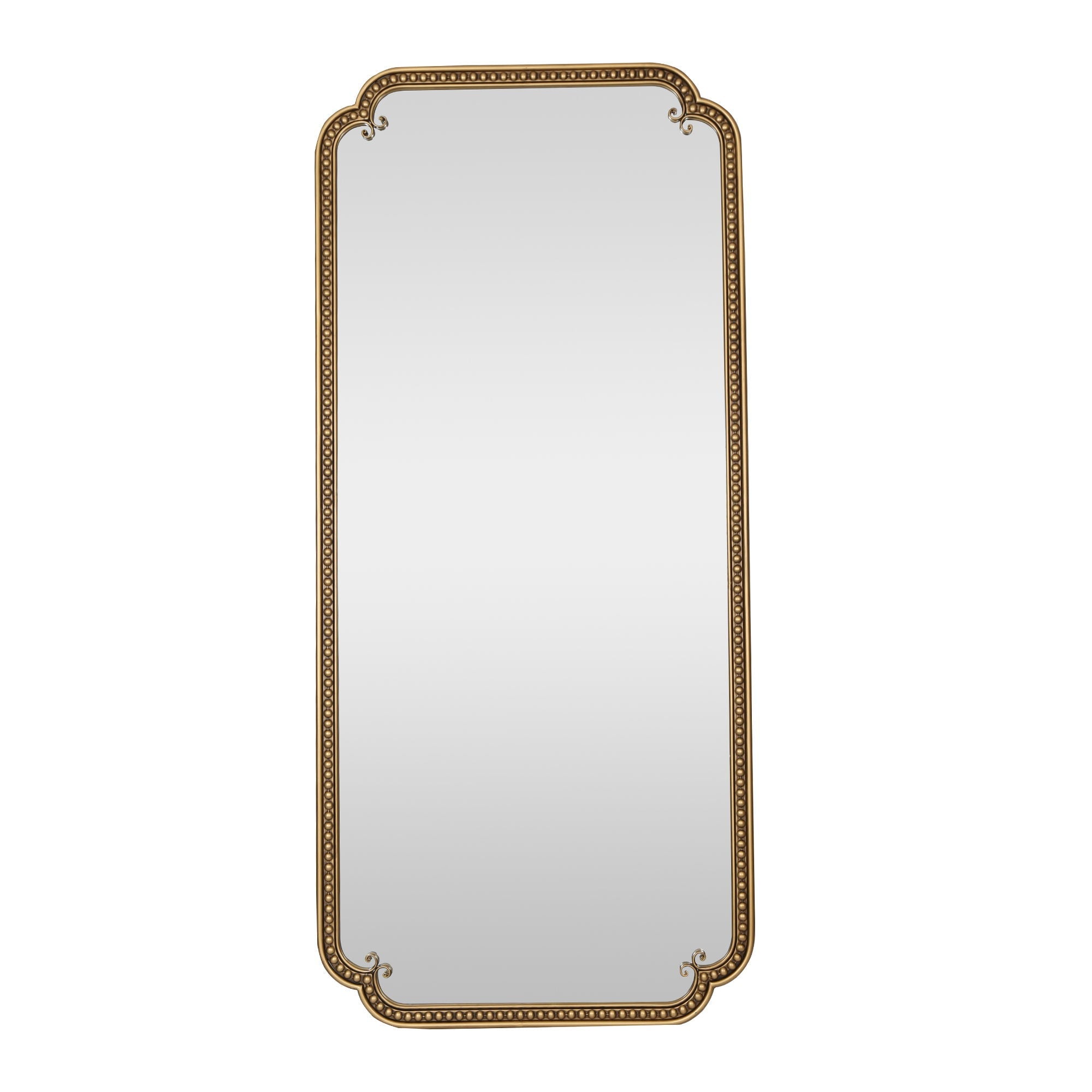 Full Length Mirror With Stand, Floor Standing Dressing For Bedroom - Antique Gold