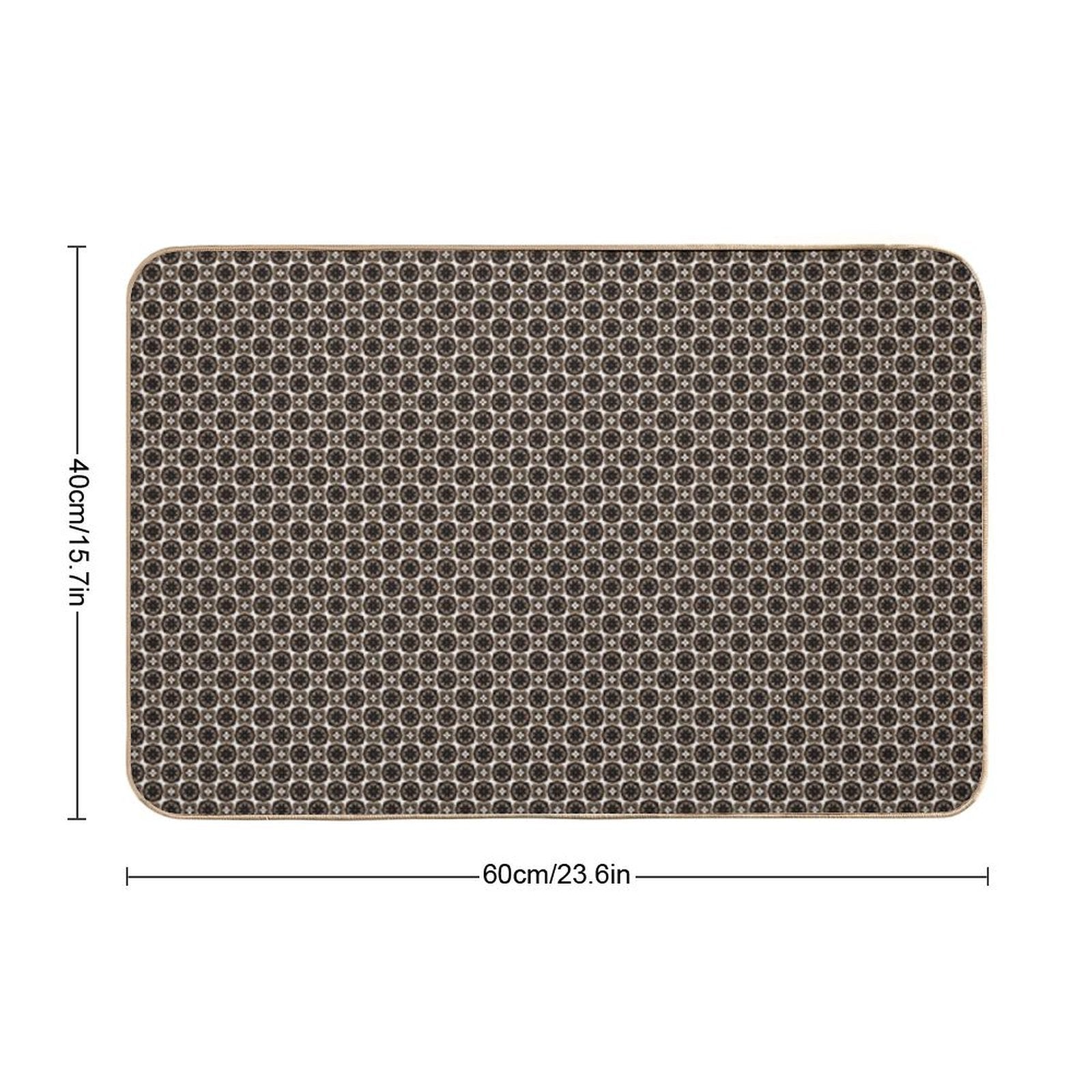 Timeless Royal Medallions  Easy To Clean Bath Mat