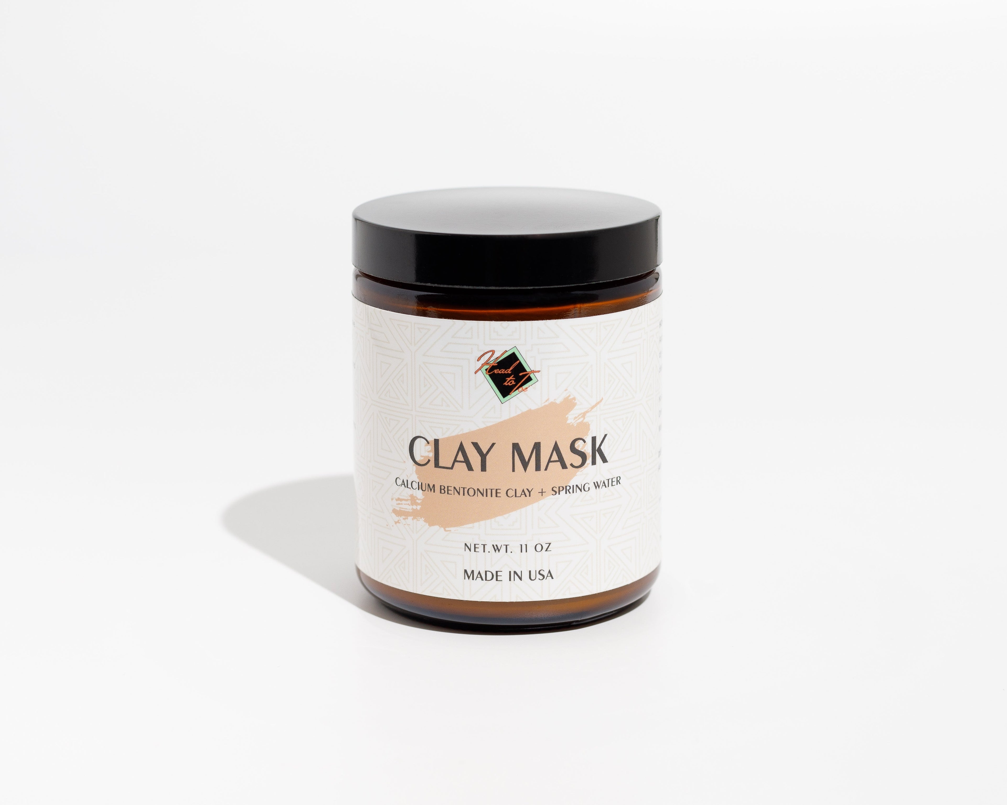 Calcium Bentonite Clay Face Mask - Ready-to-Use, Pure Spring Water
