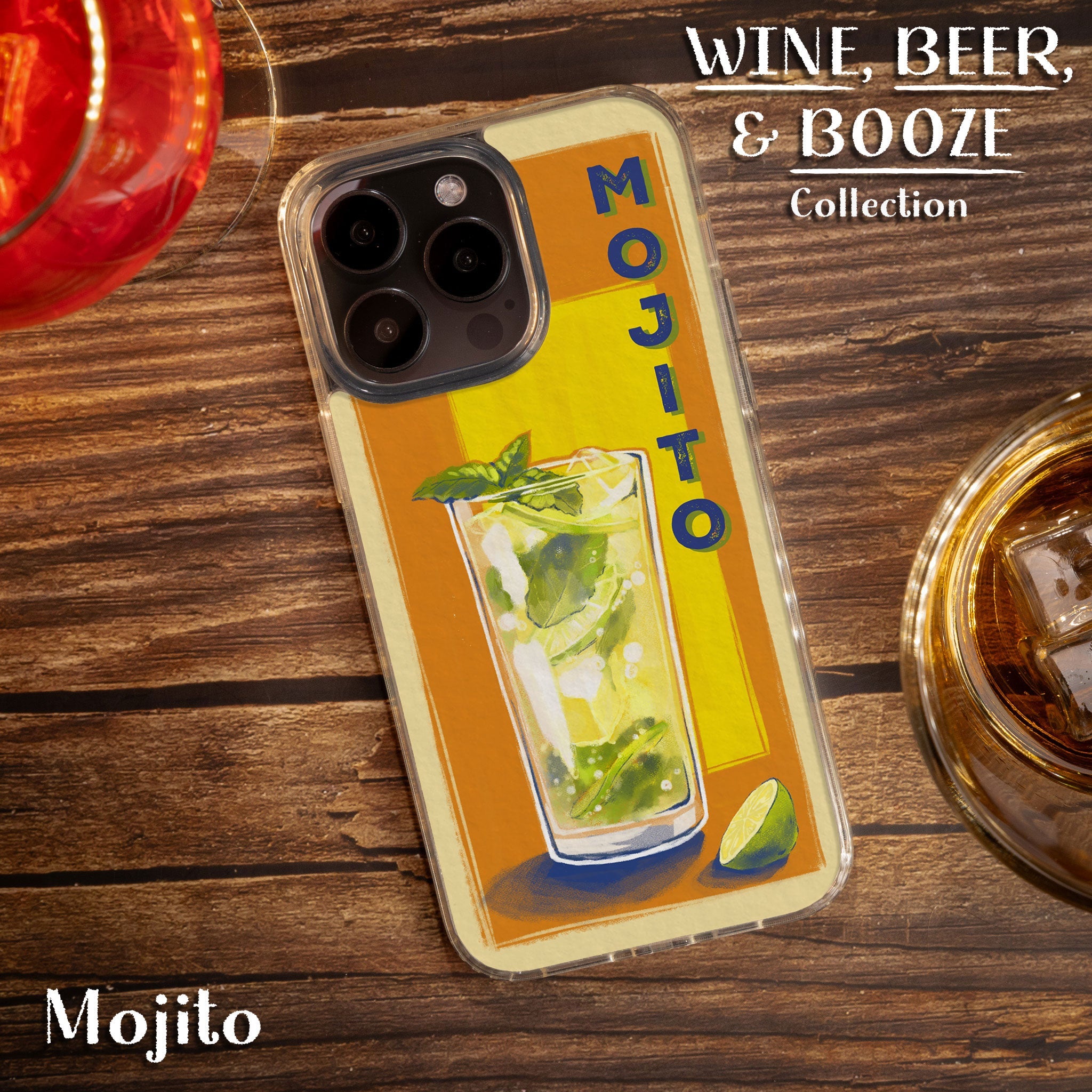 Wine, Beer, & Booze HD Apple iPhone 12 Series Mag-Safe Phone Case