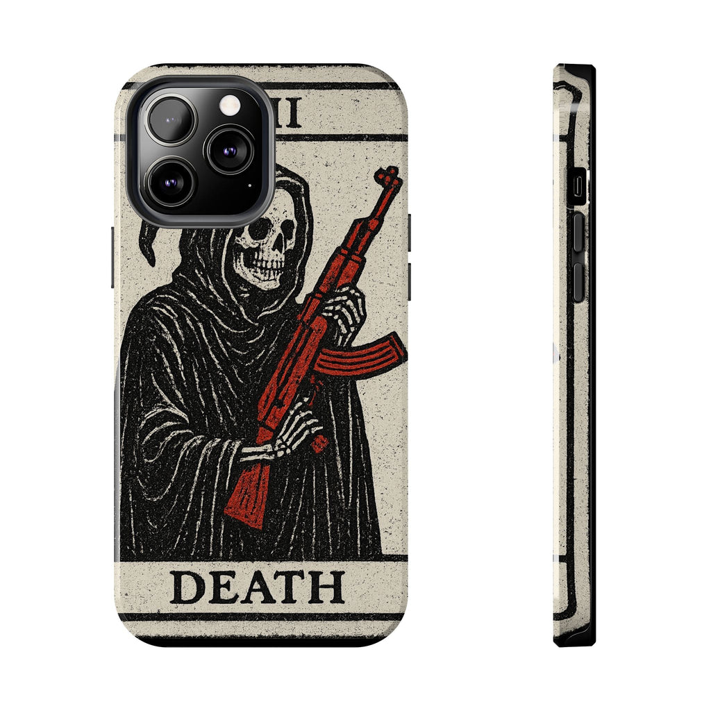 Grim Reaper Phone Case, Tough Phone Case for Gamers, Unique Smartphone Accessories, Halloween Decor, Death-Inspired Gift
