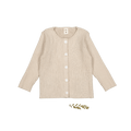 The Ribbed Cardigan - Cream