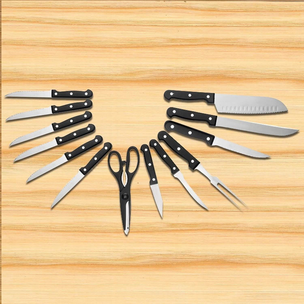 13-Piece: Knife Set Super Sharp and Stainless Steel