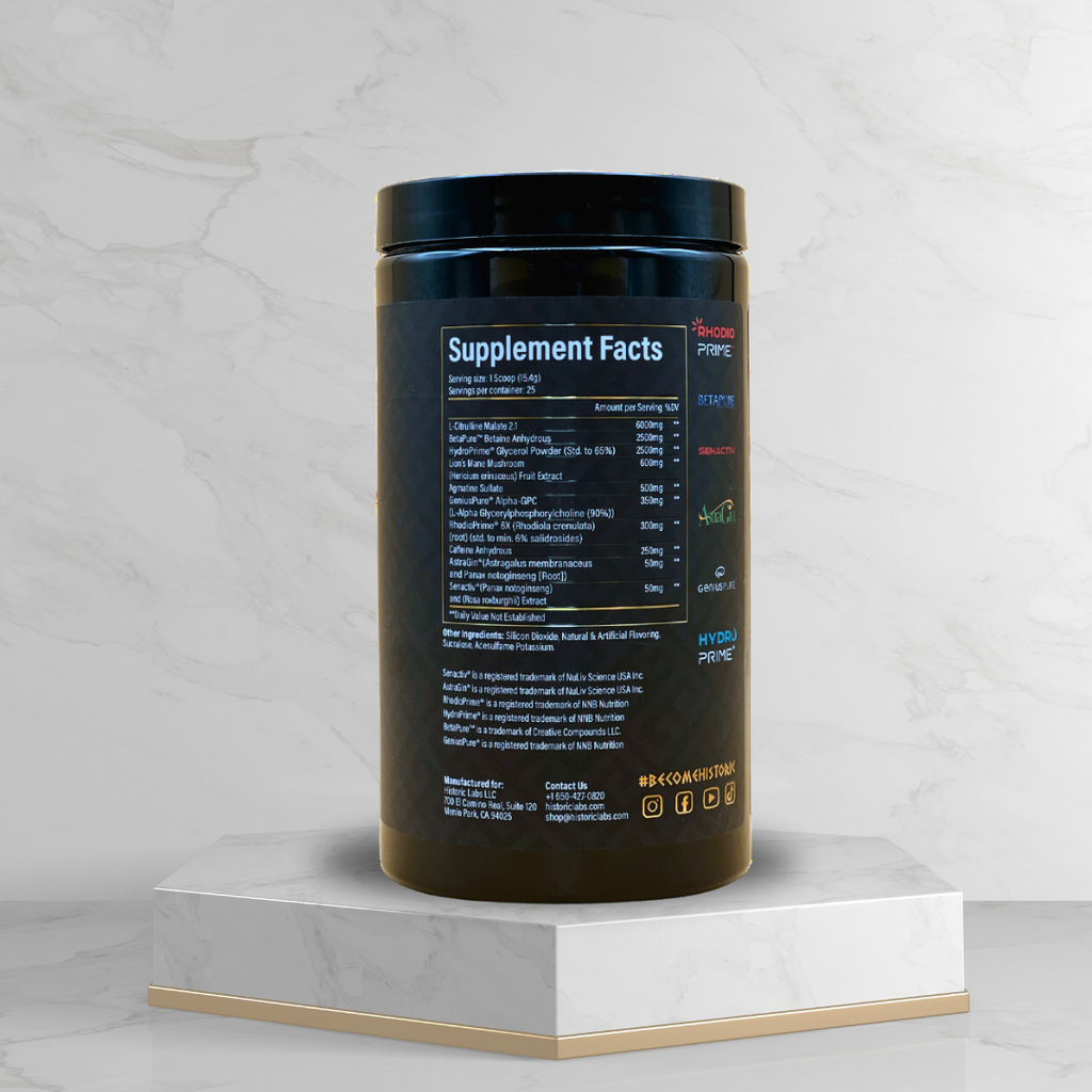 Historic Pre-Workout