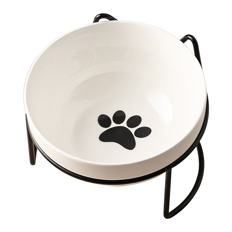 Ceramic Cat Bowl Food Basin Dog Drinking Water