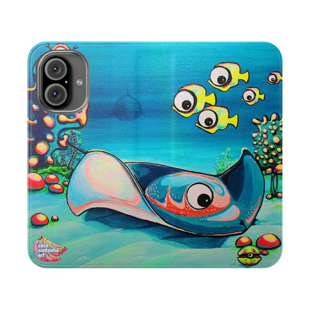 Cyclops Stingray Flip Phone Case – Wallet Cover with Card Slots
