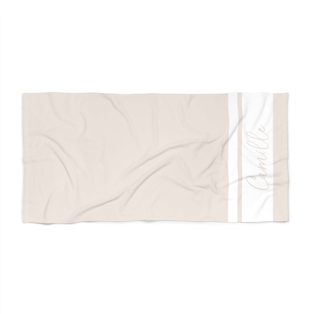 Custom Solid Beach Towel