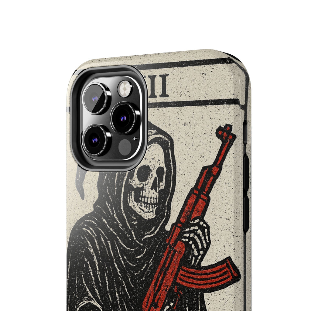 Grim Reaper Phone Case, Tough Phone Case for Gamers, Unique Smartphone Accessories, Halloween Decor, Death-Inspired Gift