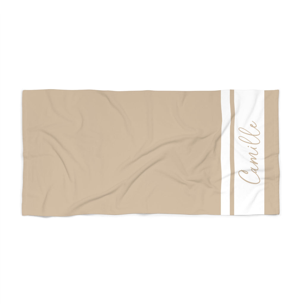Custom Solid Beach Towel