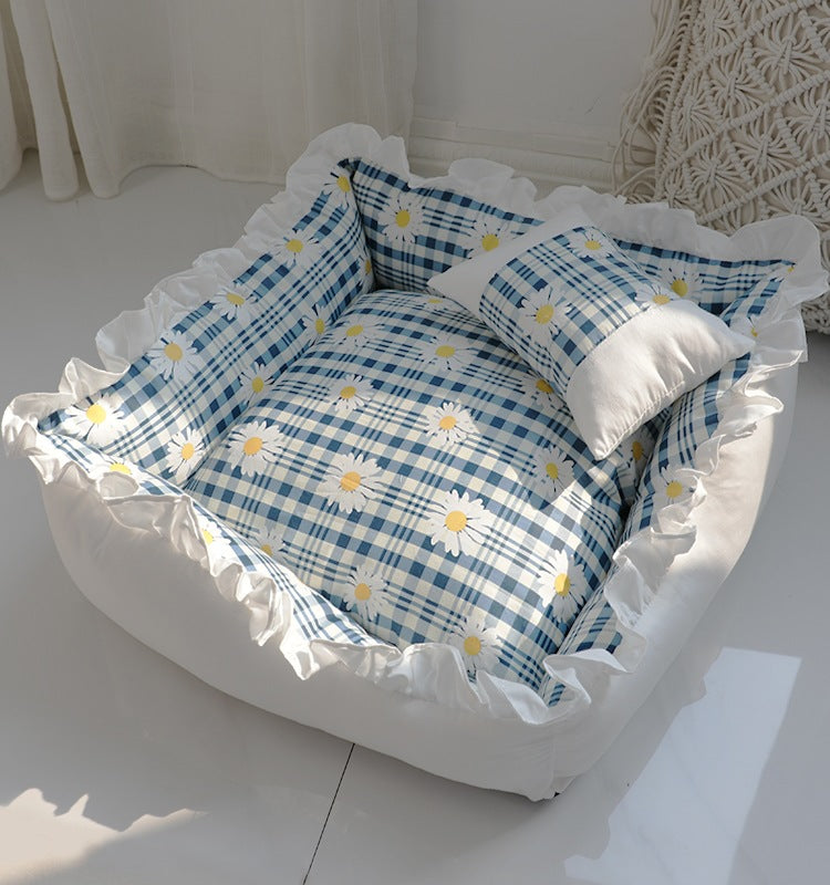 Princess Dog Bed Sofa Pet for Small Dogs Cat