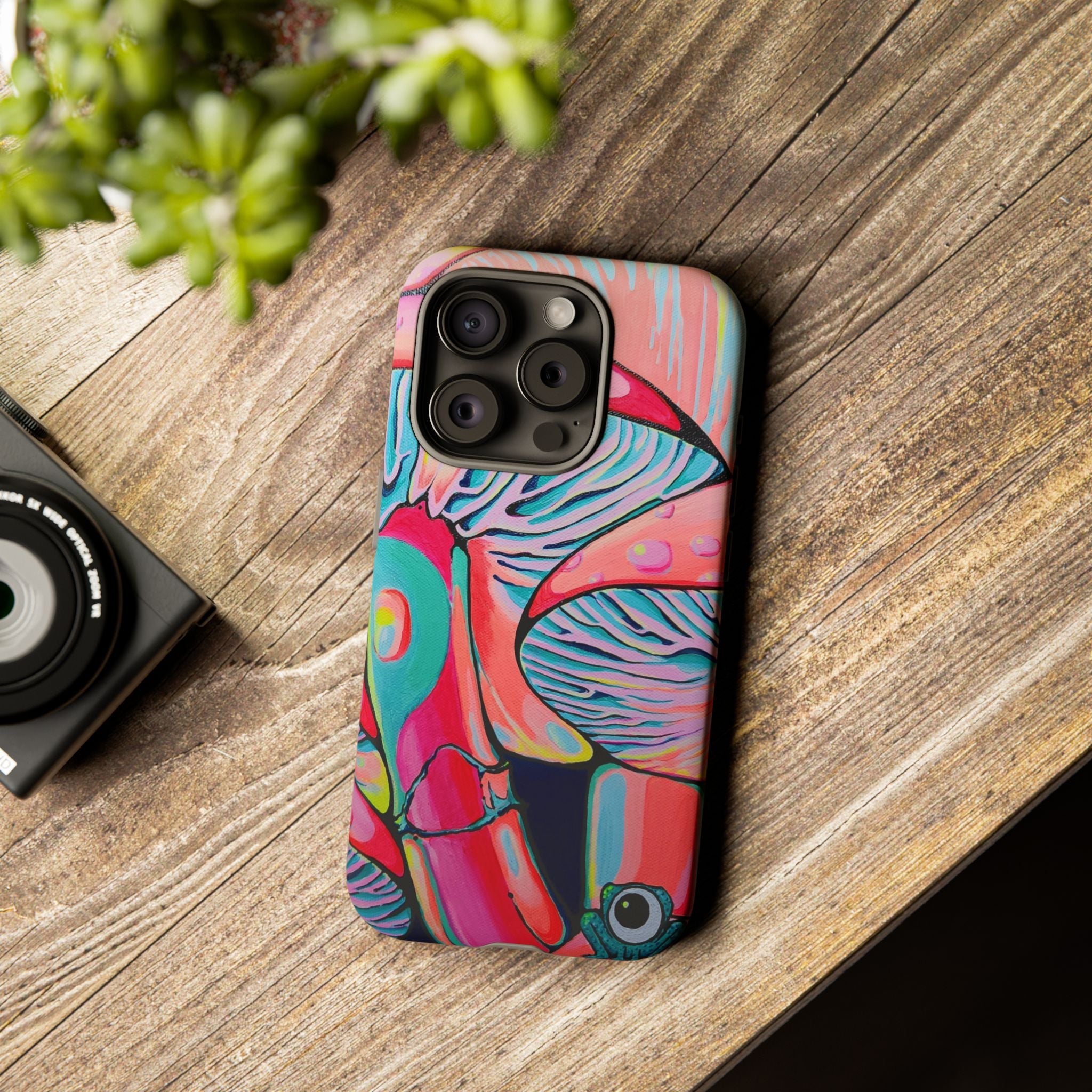 Trippy Mushrooms Tough Phone Case