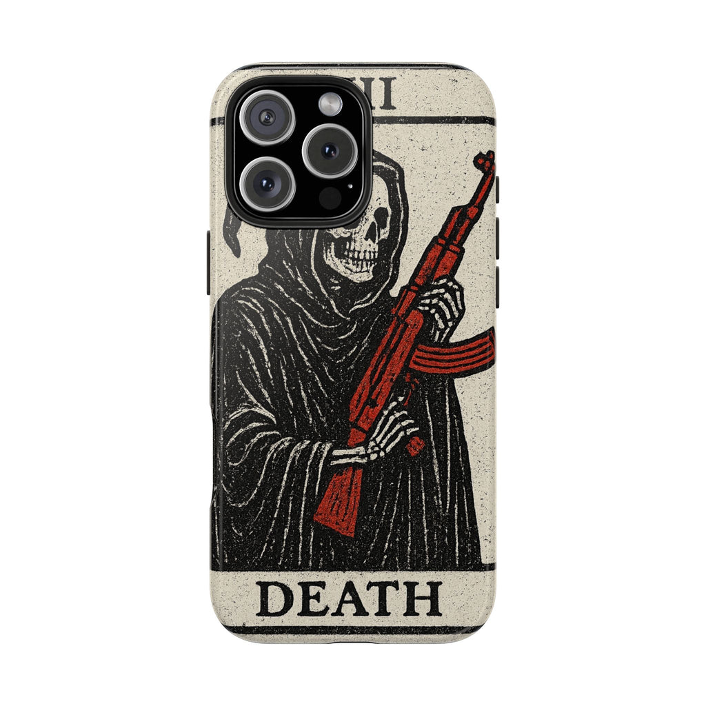 Grim Reaper Phone Case, Tough Phone Case for Gamers, Unique Smartphone Accessories, Halloween Decor, Death-Inspired Gift