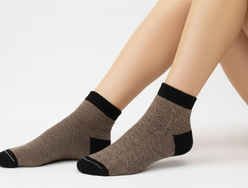 SlipperBootie Alpaca Sock