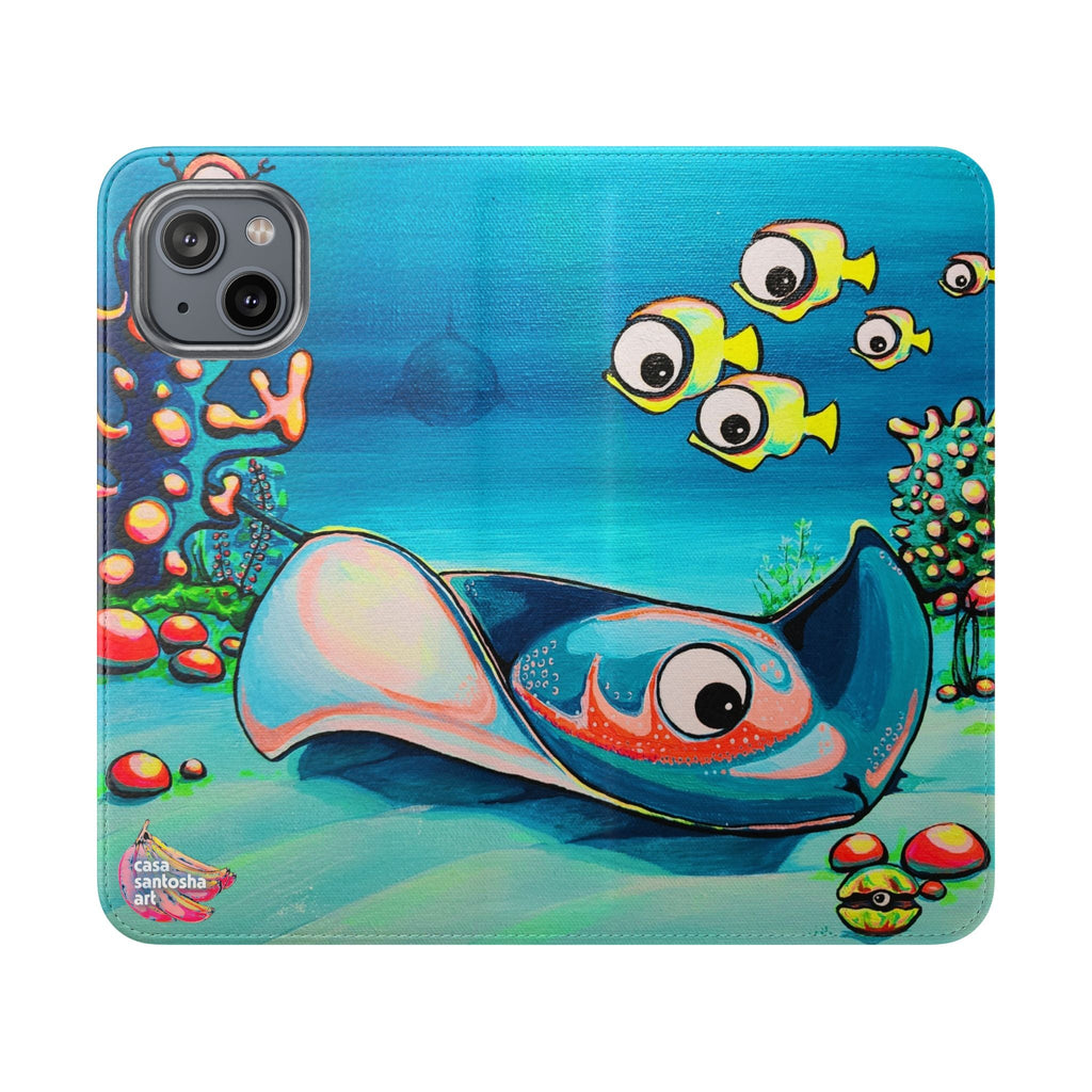 Cyclops Stingray Flip Phone Case – Wallet Cover with Card Slots