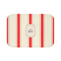 Le Bain Classic Striped Bath Mat, RED  | Parisian Bathroom Decor
