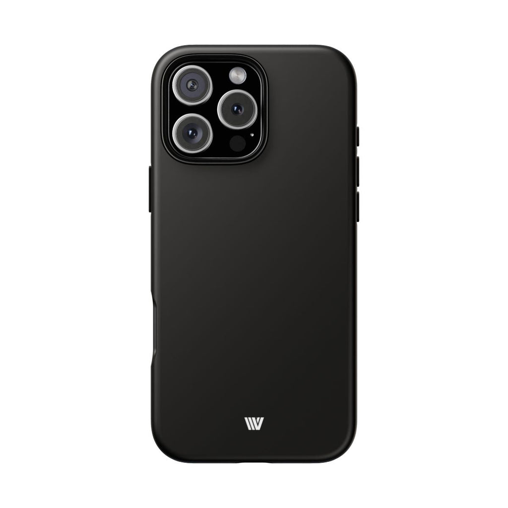JET BLACK | Tough Phone Case