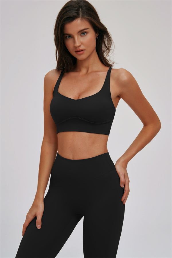 The Kinetic Cross Back Sports Bra