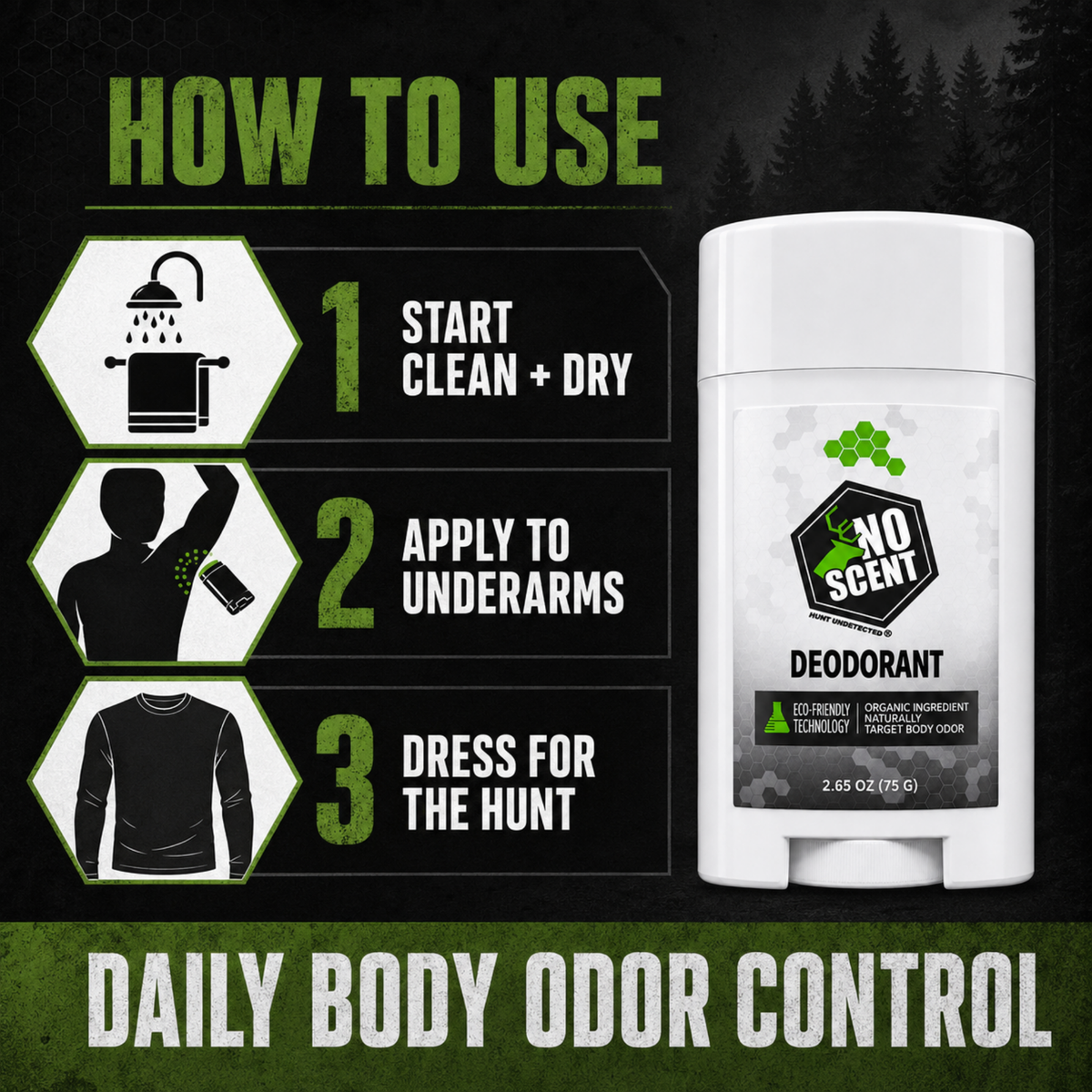 No Scent Deodorant