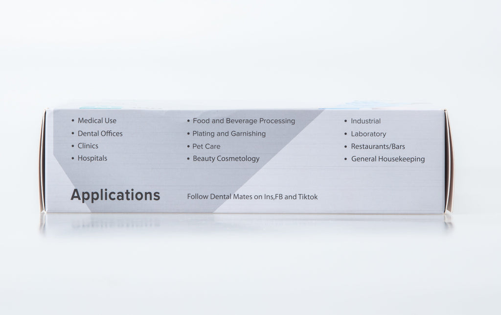 Dental Mates 4mil Disposable Nitrile Gloves 10 boxes/1,000pcs per Case