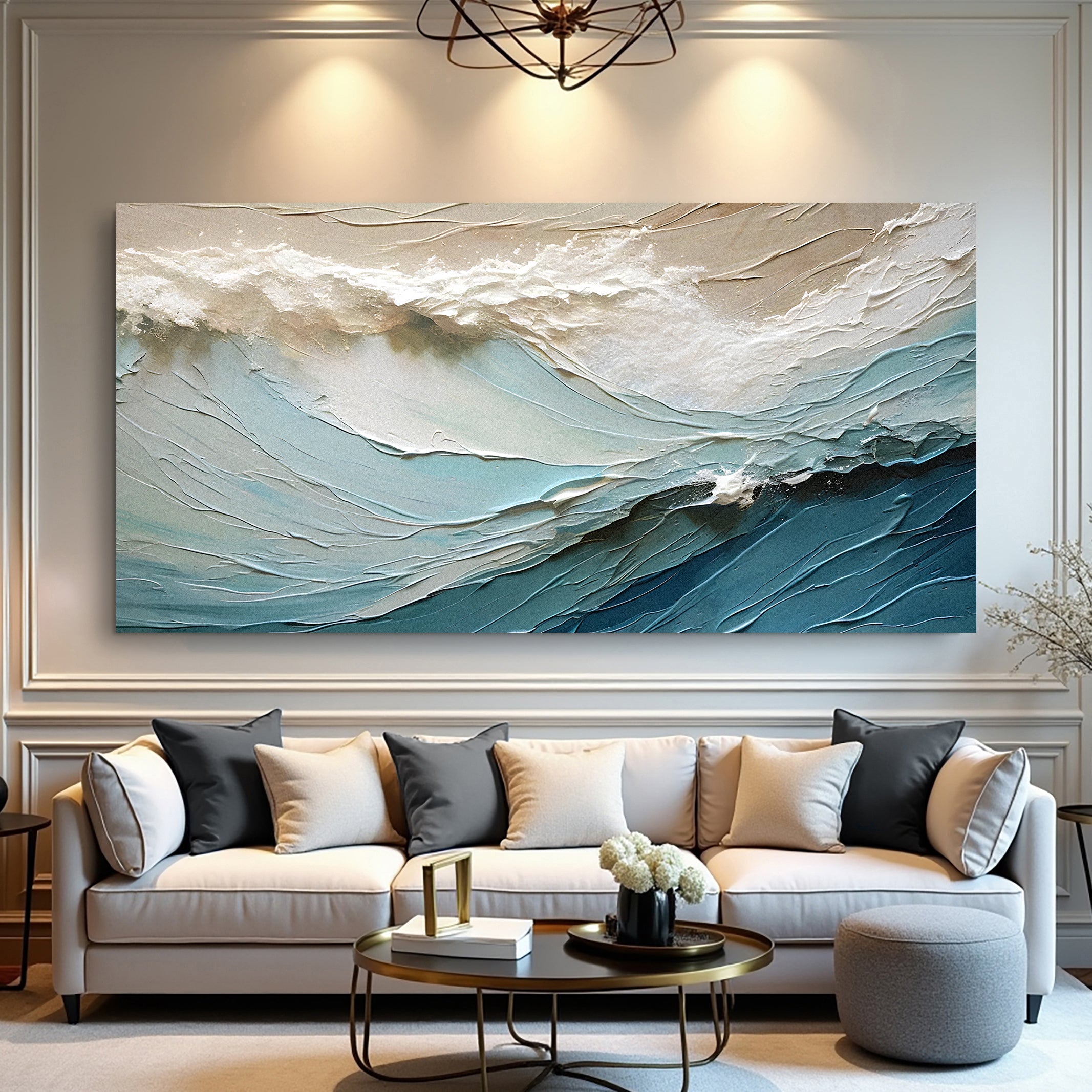 Beige Minimalist Wall Art
