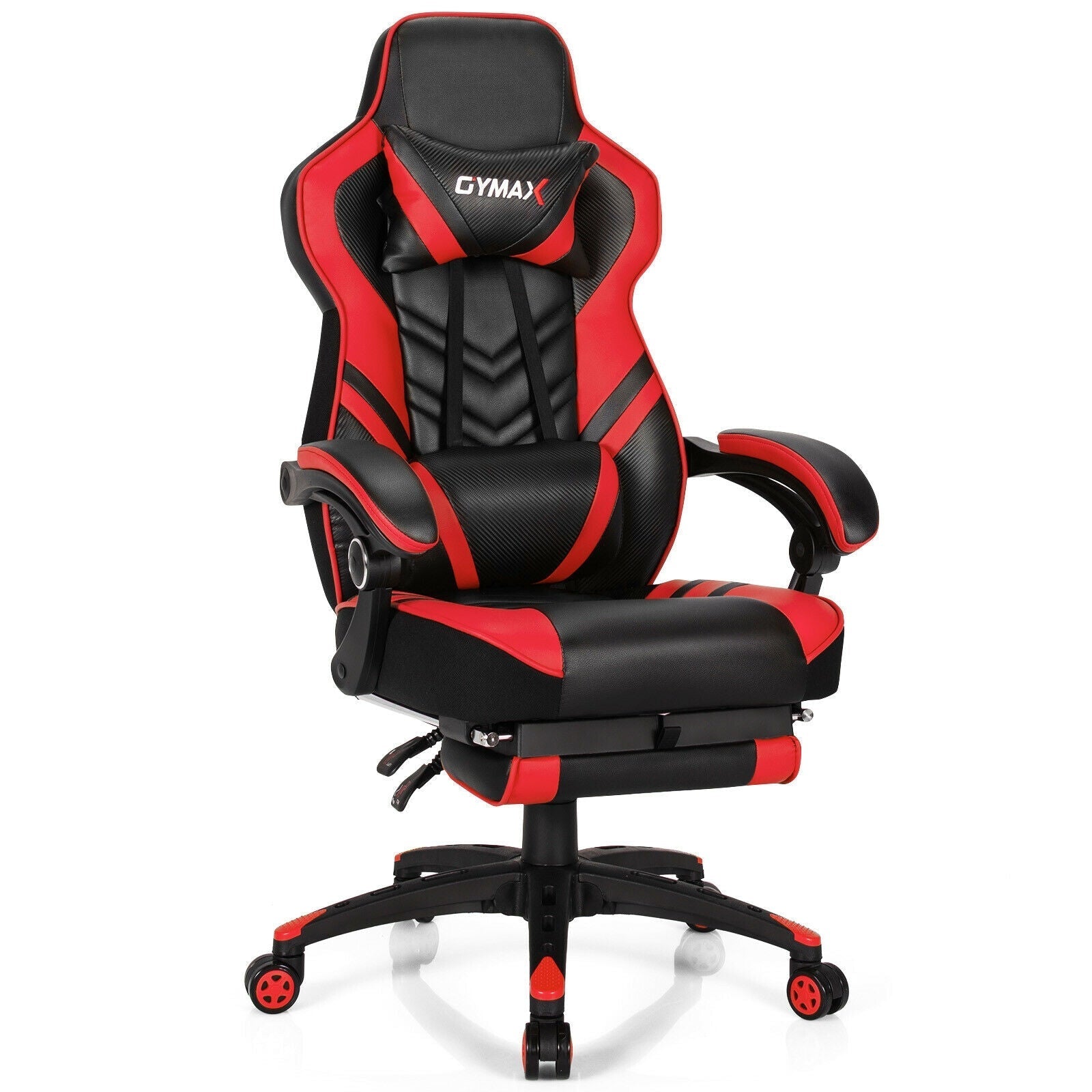 Adjustable Gaming Chair with Footrest