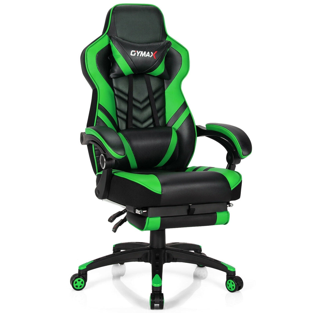 Adjustable Gaming Chair with Footrest
