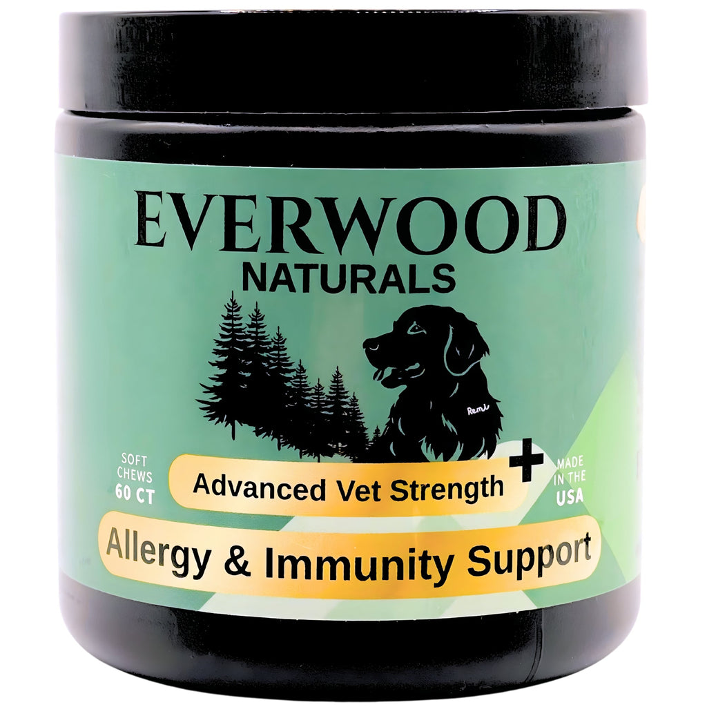 Everwood Naturals Advanced Vet Strength Allergy & Immunity Dog Supplement Chews