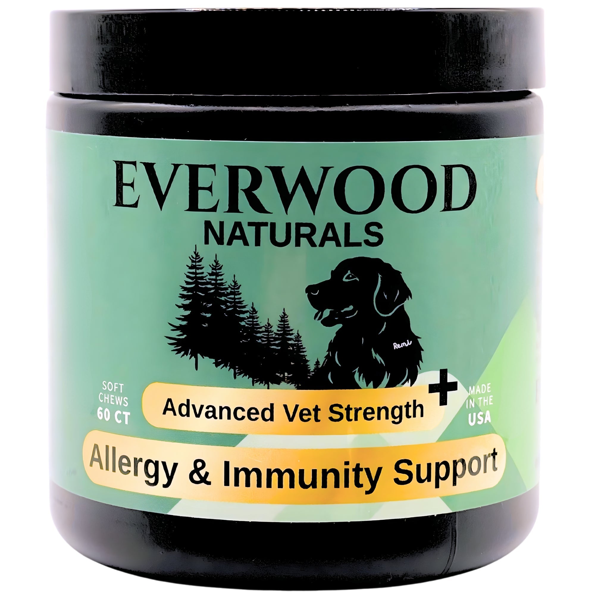 Everwood Naturals Advanced Vet Strength Allergy & Immunity Dog Supplement Chews
