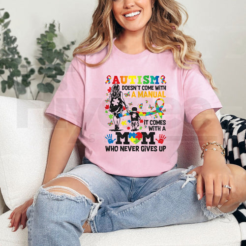 "Autism Mom" No Manual – Empowering Women’s Autism Awareness Top