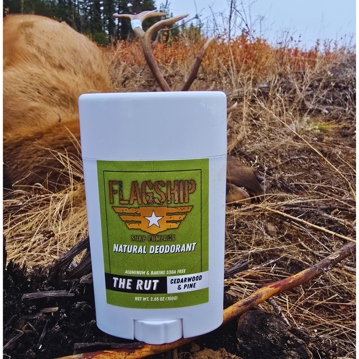 The Rut Cedarwood and Pine Natural Deodorant