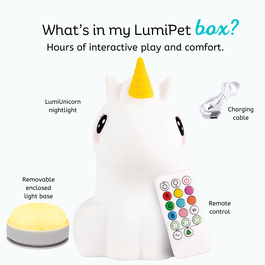 Unicorn Night Light for Kids - LED Unicorn Lamp | LumiPets®