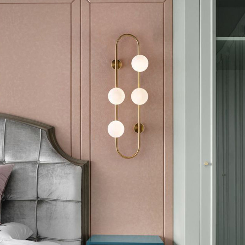 Makenzie Modern Gold Wall Sconce with 4 Lights