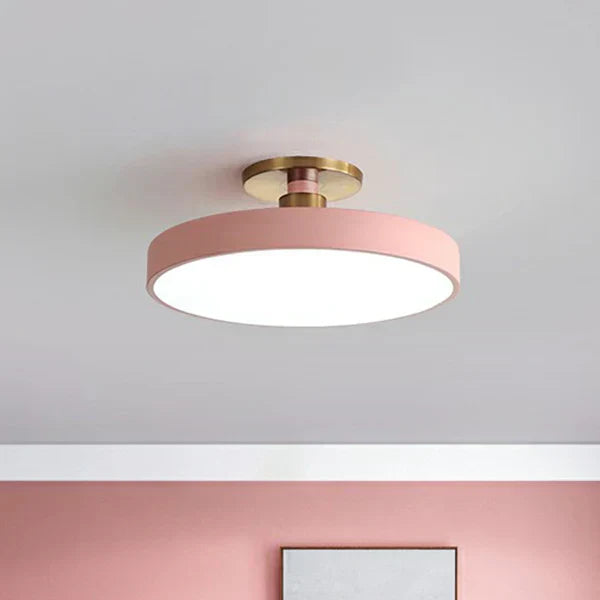 Minimalist Round LED Ceiling Light Nordic Flush Mount Lamp