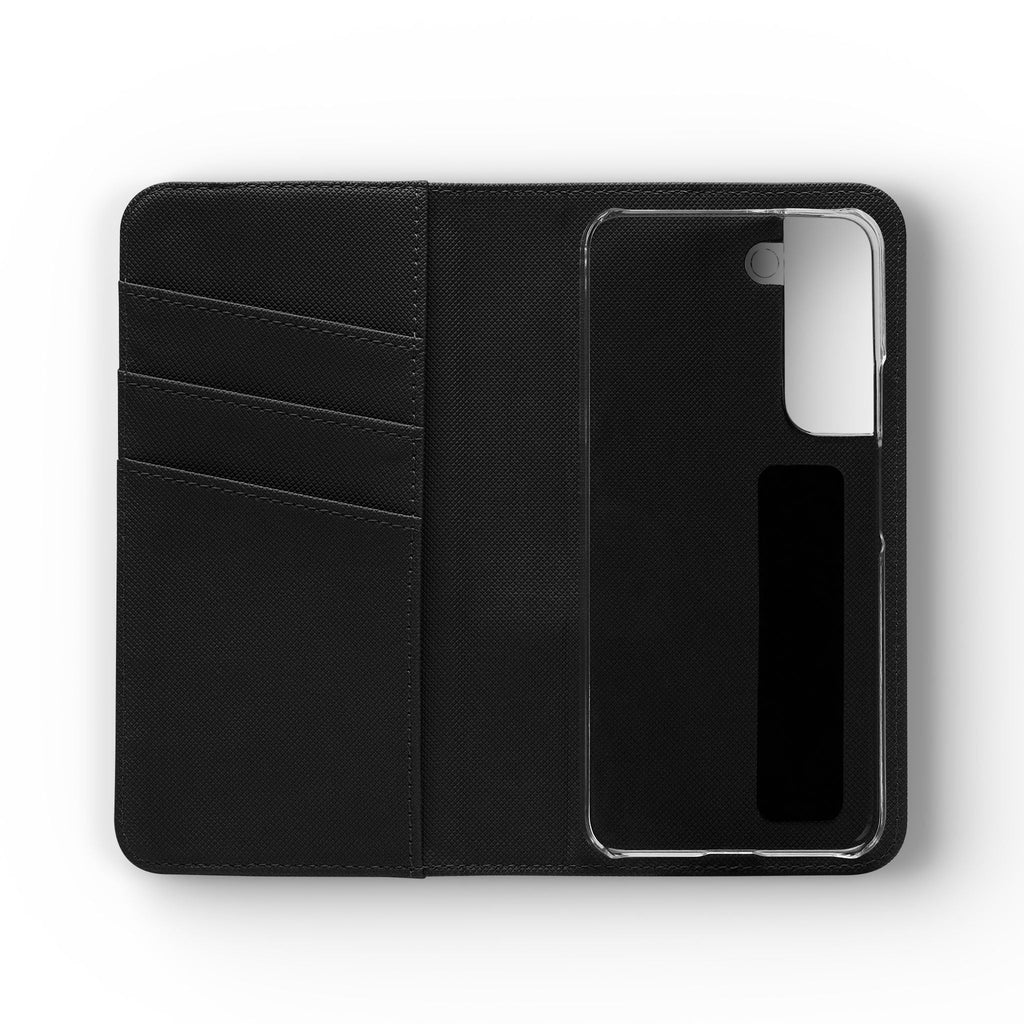 Cyclops Sloth Flip Phone Case – Wallet Cover with Card Slots